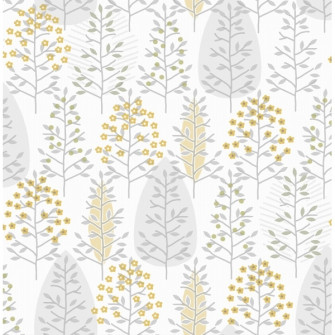 Fabulous Grey And Yellow Wallpaper Ideas