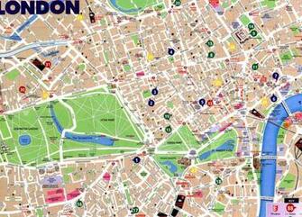 London City Map Cool HD Wallpaper