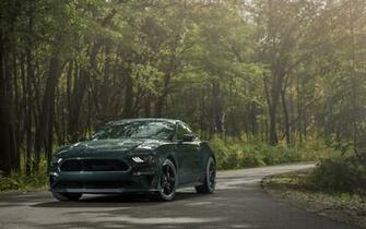 Wallpaper Of Car Ford Mustang Bullitt Green Muscle