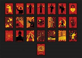 Soviet Propaganda Wallpaper Russian Style Tarot