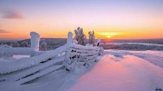 Wallpaper Winter Sunrise X HDtv 1080p Desktop