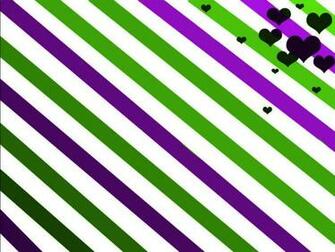 Purple Green Hearts Wallpaper Desktop Background