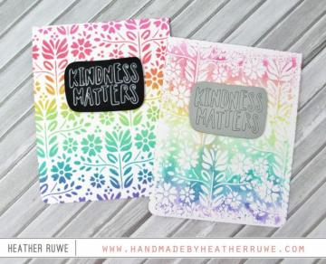 Heather Ruwe Double Take Stencil Background Hi Crafty Friends