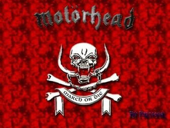 Motorhead Vermelho Wallpaper