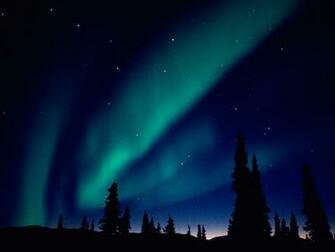Blue Northern Lights HD Wallpaper Background