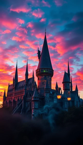 Hogwarts Castle Phone Wallpaper