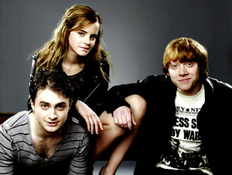 Harry Ron And Hermione Wallpaper