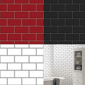 Ceramica New York Subway Tile Brick Wallpaper By Fine Decor Fd40138