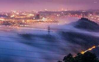 Foggy City Wallpaper World