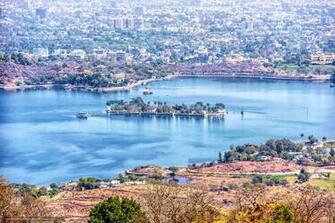 Wallpaper Fateh Sagar Lake Udaipur India Desktop