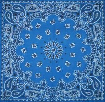 Crip Bandana Wallpaper Blue