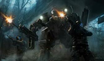Retribution Blacklight Wallpaper