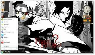 Wallpaper Naruto Shippuden And Windows Theme