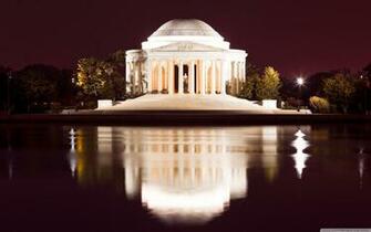 Thomas Jefferson Memorial At Night 4k HD Desktop Wallpaper For