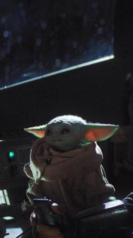 The Mandalorian Baby Yoda In Wallpaper Star Wars