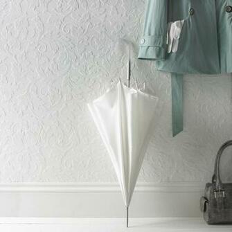 Superfresco Paintable Large Scrolling Leaf Wallpaper Lowe