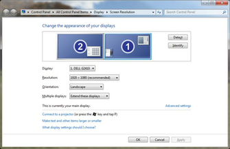 Can I Set A Dual Display Single Background When My Primary