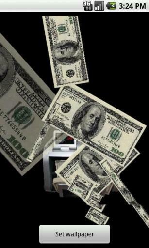Bigger Money Machine Live Wallpaper For Android Screenshot