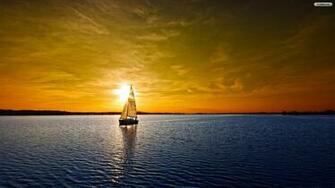 Wallpaper Boat Sailing Background Papel Cool