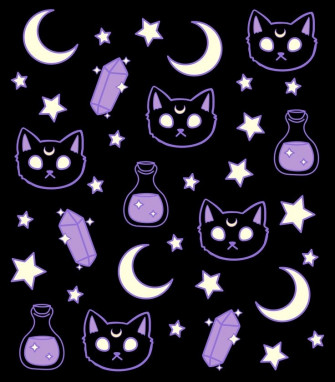 Silky Cute N Spooky Halloween Wallpaper