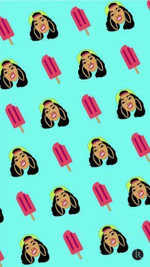 Cardi B iPhone Screen Saver Trill Wallpaper