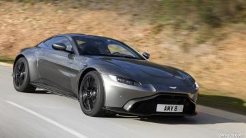 Aston Martin Vantage Tungsten Silver Front Three Quarter