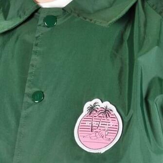 Rip N Dip Tropical Fatty Coach Jacket Green