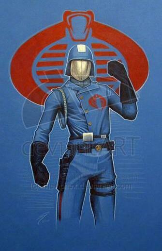 Cobra Commander Logo Wallpaper By Gabefarber