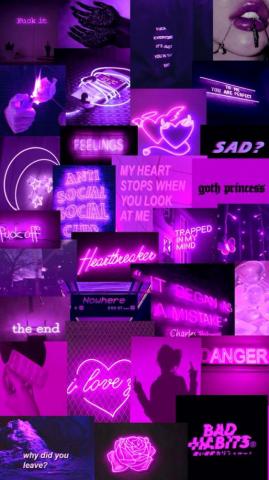Neon Purple Wallpaper