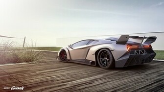 Lamborghini Veneno Sports Car Wallpaper HD