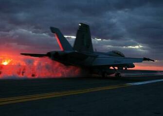 Sunsets Aircrafts Carrier Us Navy Fight Ships F18 Hornet Flight Deck