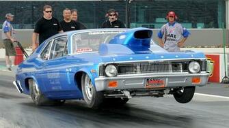 Chevrolet Nova Drag Racing Wheelie Race Track Hot Rod Muscle Cars