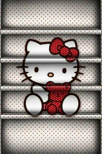 Wallpaper iPhone Hello Kitty Artsy Background Pinte