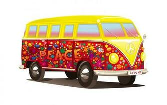 Cartoon Bus Wallpaper Image
