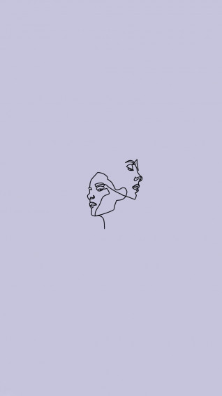 Krazy Gurl Cute Minimalist Wallpaper