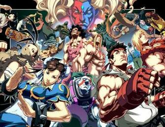 Characters Fighting Games Wallpaper Image Featuring Street Fighter