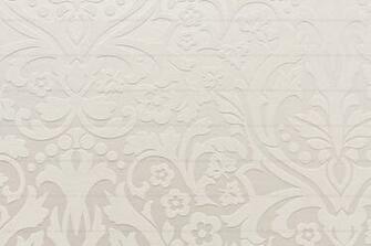 White Wall With Embossed Vintage Pattern Texture High Resolution
