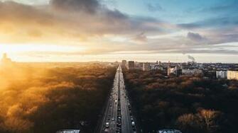 Ultra HD Wallpaper Sunset At Tiergarten