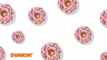Dunkin Background For Your Virtual Coffee Break