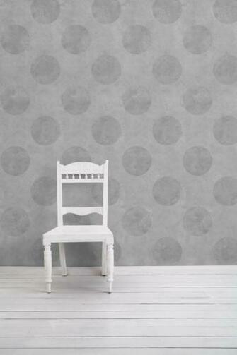 Dark Urban Concrete Polka Dot Wallpaper Industrial