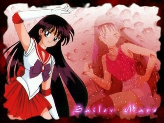 Sailor Mars Moon Wallpaper