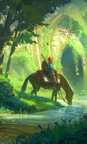 The Legend Of Zelda Breath Wild Fanart 4k iPhone Wallpaper