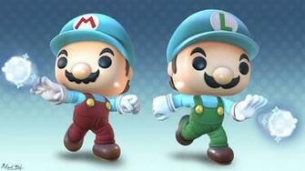 Funko Pop Bros Mario HD Wallpaper