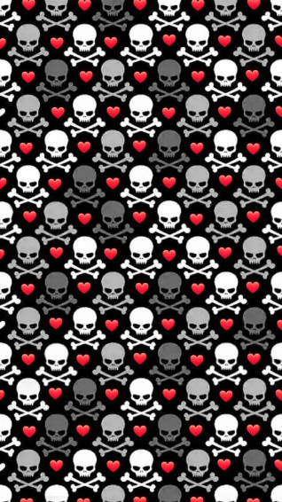 Caveiras Wallpaper Skull Gothic Scene