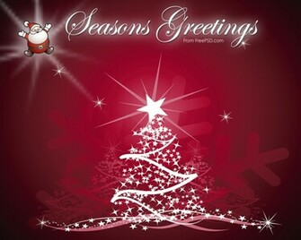 Seasons Greetings Wallpaper