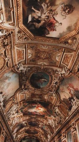 Louvre Museum Castle Aesthetic Baroque Architecture