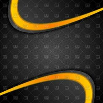 Black Orange Contrast Wavy Background Vector Image Of Background