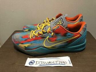 Nike Kobe System Venice Beach Stadium Grey Silver Size Men S