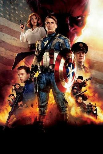 Captain America The First Avenger Posters Wallpaper