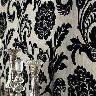 Flocked Wallpaper Wonderful